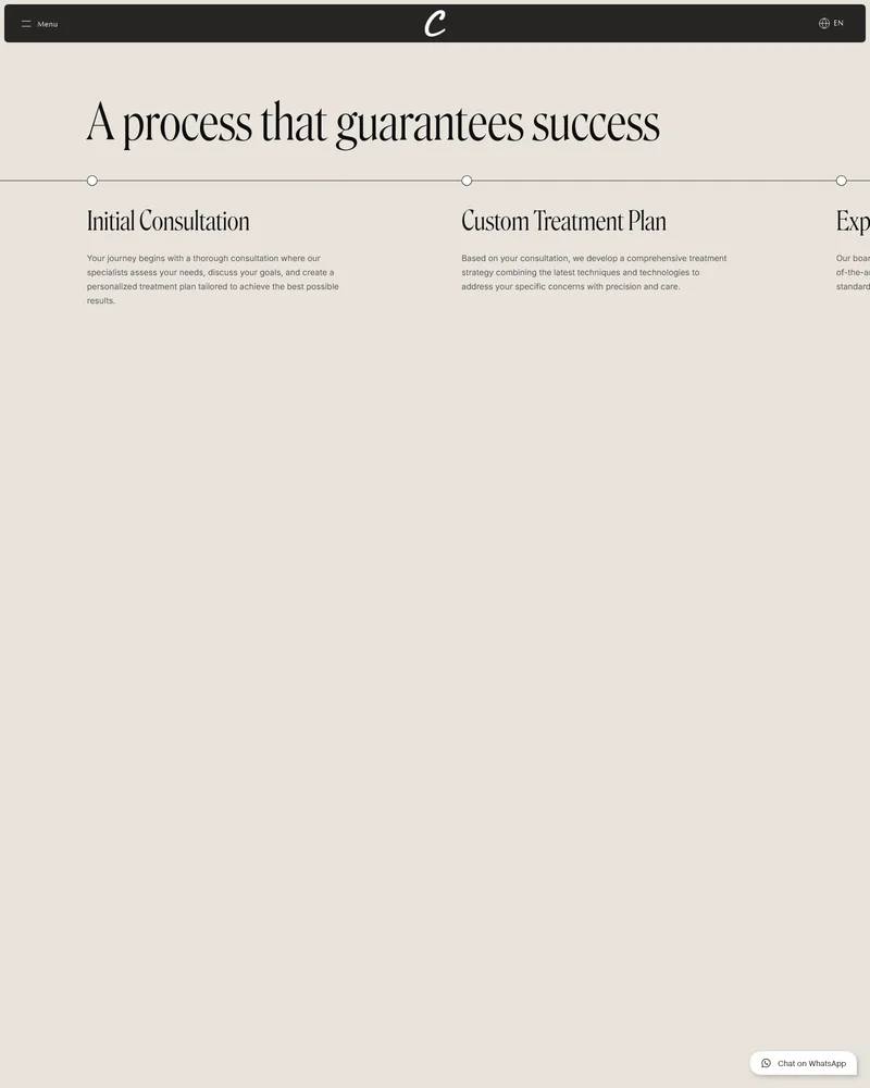 Cosmetic surgery website